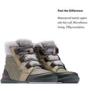 Sorel Women Winter Boots Snow,Sage Dark Stone